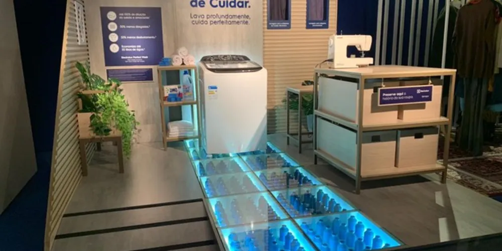 Máquina é capaze de economizar água e ainda preservar as roupas

