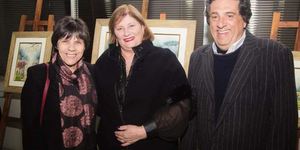 Ceres Vieira, Waltraud Sekula e Ronie Cardoso Filho