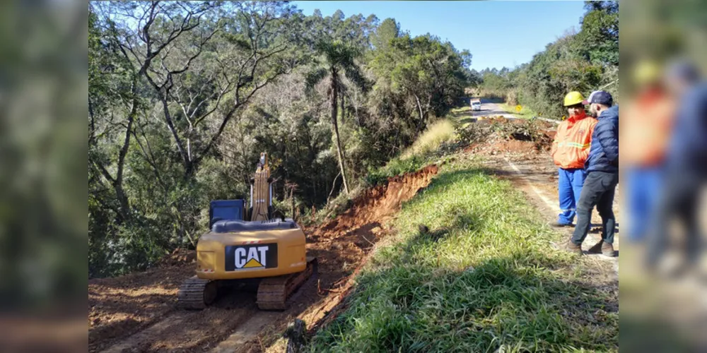 A obra é realizada pela empresa Klabin, em convênio com o Departamento de Estradas de Rodagem do Paraná (DER/PR).