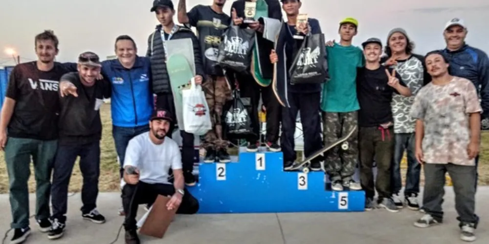 Primeira Etapa do Paranaense de Skate aconteceu em Ponta Grossa no último fim de semana 
