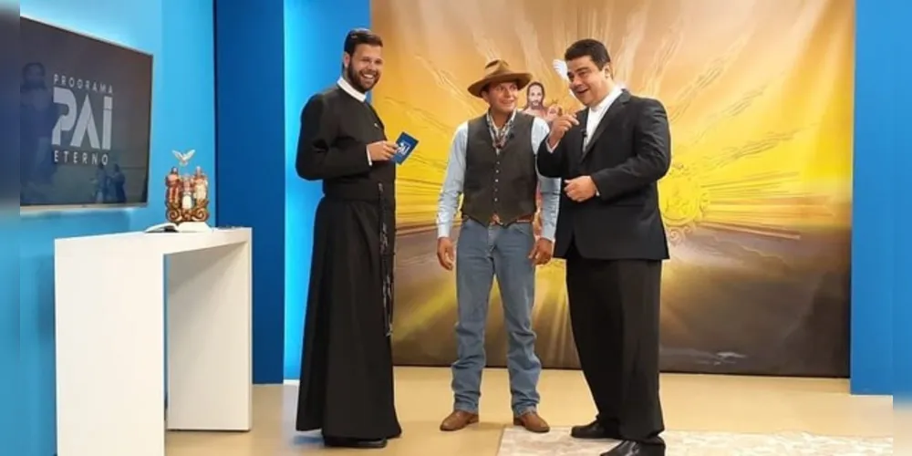 Cloverson chegou a Trindade no último fim de semana e concedeu entrevista no Programa Pai Eterno