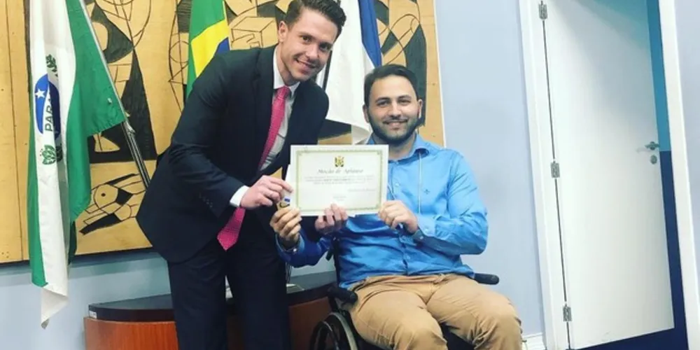 Marcus Vinícius Freitas foi homenageado por criar iniciativas que aumentaram a arrecadação municipal