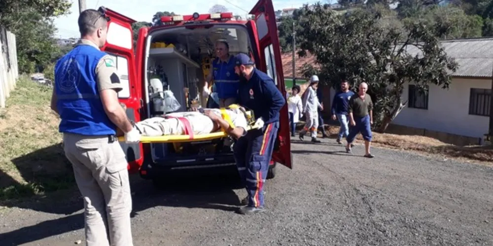 Vítima chegou a ficar inconsciente, mas foi levada ao hospital e passa bem