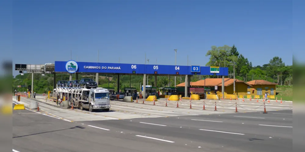 A concessionária Caminhos do Paraná responde por um trecho de 405,8 quilômetros