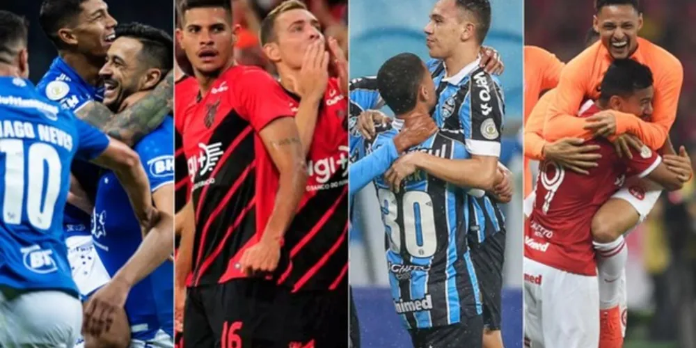 Cruzeiro, Athletico Paranaense, Grêmio e Internacional estão na disputa do título da competição