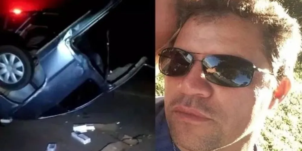Sidinei Pinheiro da Silva, de 44 anos, conduzia um Kadett que bateu de frente com uma Hilux