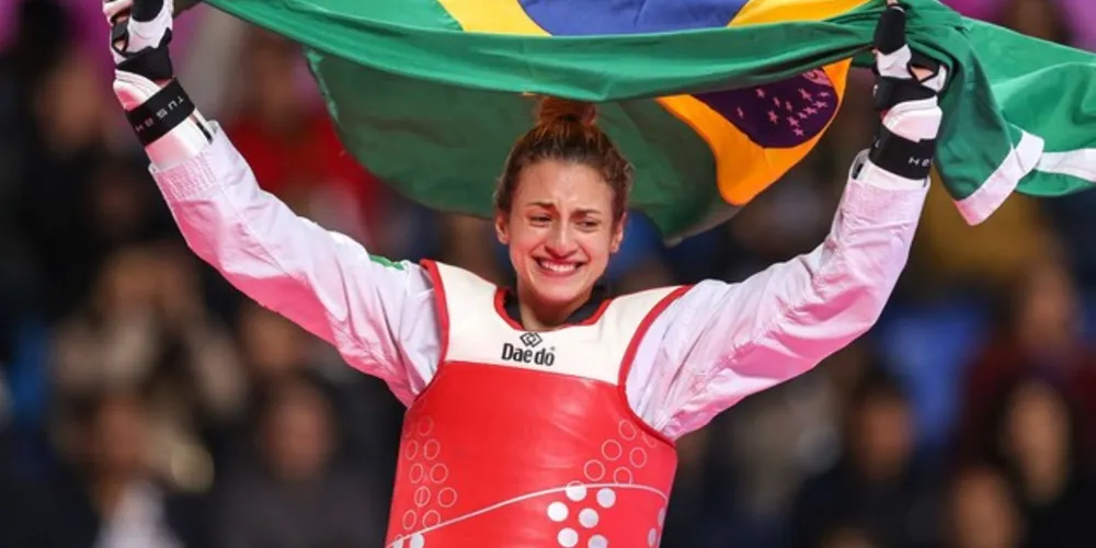 Com o ouro na categoria até 67 kg, Milena se tornou a primeira mulher brasileira campeã do taekwondo nos Pan-Americanos