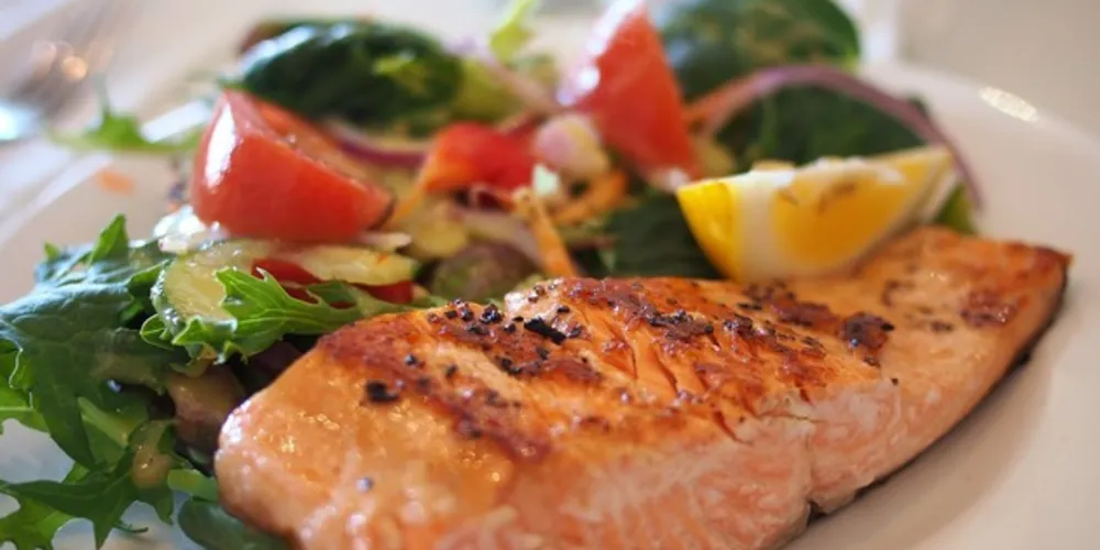 São livres todos os tipos de peixe na dieta, principalmente os ricos em gordura, como salmão, cavalinha e arenque