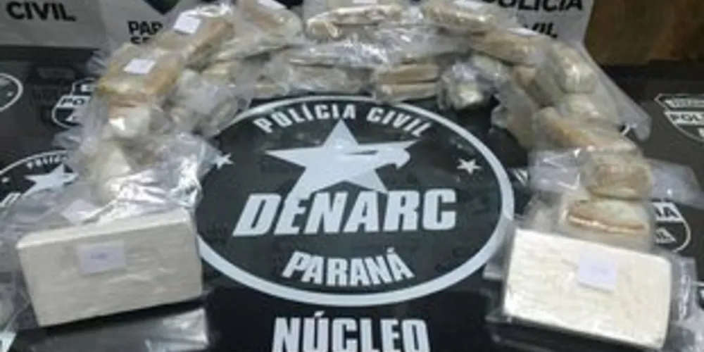 Ação do Denarc resultou em uma apreensão de 26 kg de droga