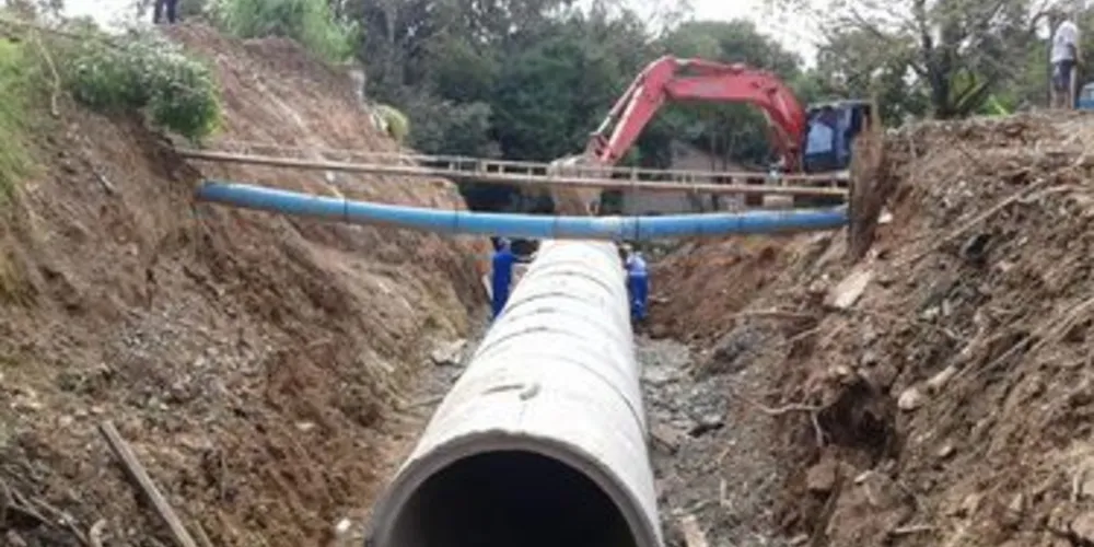 Novas tubulações estão sendo instaladas na região da Vila Mariana