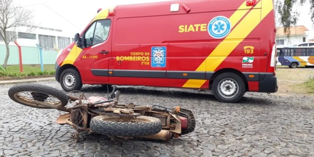 Vítima sofreu lesões moderadas e foi levada pelos bombeiros até o HGU