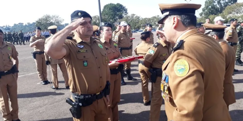 Imagem ilustrativa da imagem Solenidade celebra os 165 anos da Polícia Militar do Paraná