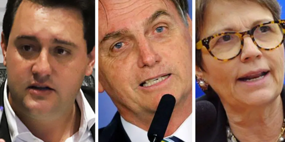 O principal nome é o do presidente da República, Jair Bolsonaro (PSL), mas quem também deve marcar presença é o governador Ratinho (PSD) e a ministra da Agricultura, Tereza Cristina.