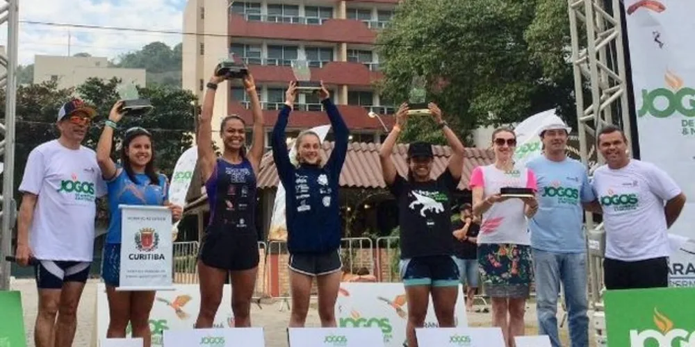 A atleta Maria Rafaela da Silva ficou em terceiro lugar geral no feminino, na competição de aquathlon