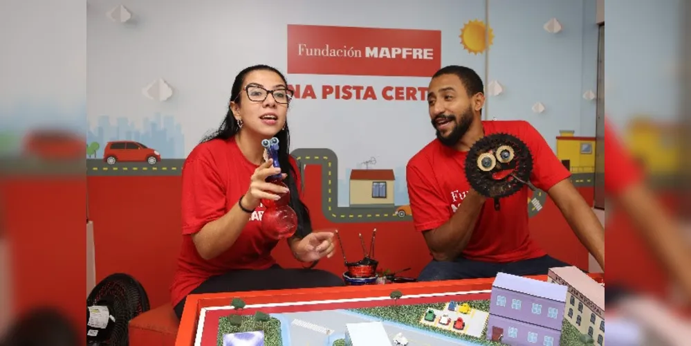 Iniciativa conta com atividades gratuitas e lúdicas que ensina regras de trânsito às crianças 