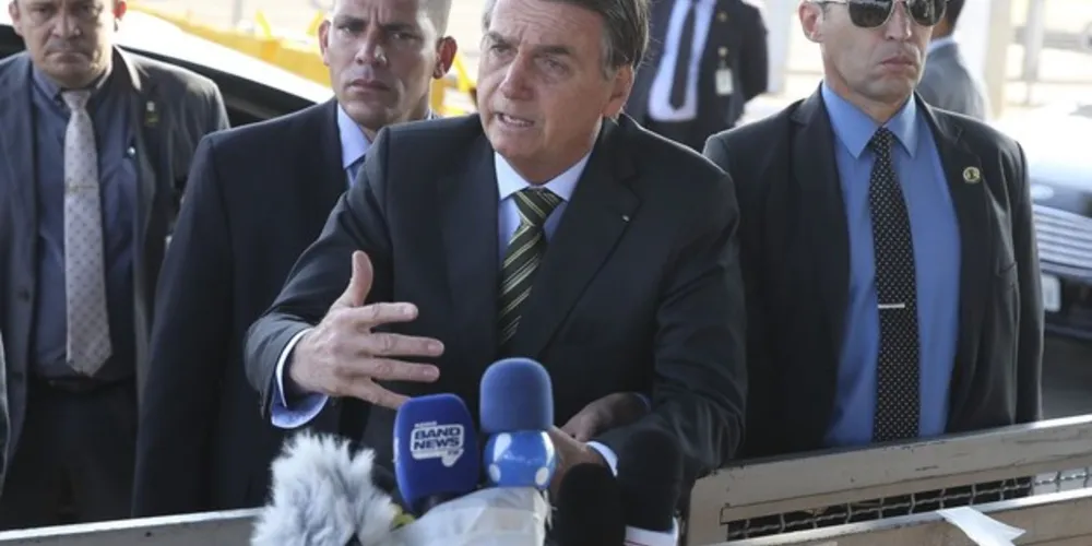 Jair Bolsonaro disse nesta quarta-feira (21) que o aumento de queimadas registrado nos últimos dias na Amazônia pode ser resultado de ação criminosa