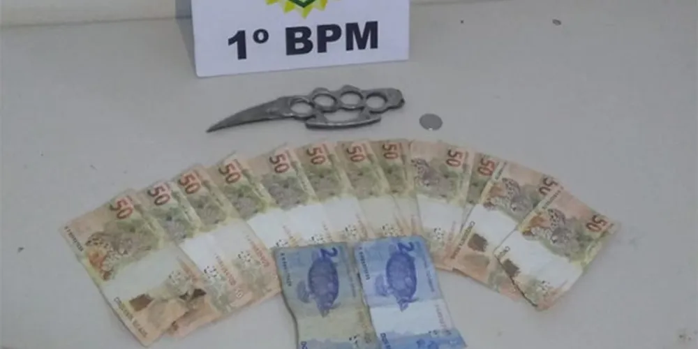 Suspeito foi encontrado poucos minutos depois do assalto e dinheiro foi recuperado