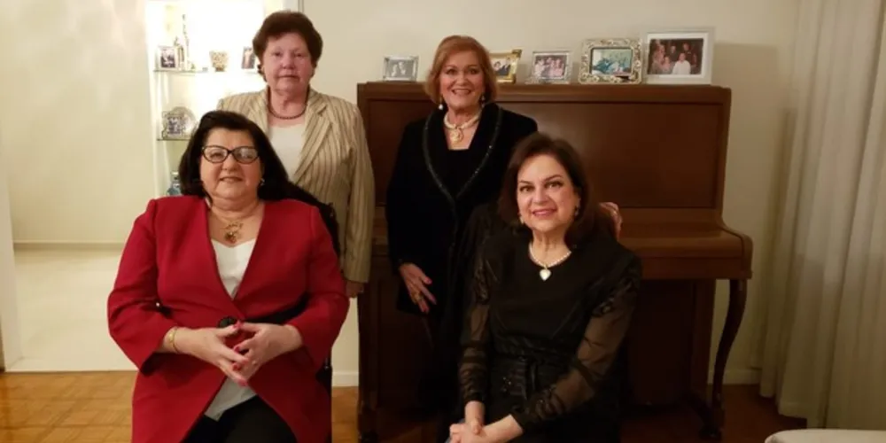 Marina Benjamim, Railda Schiffer, Elba Lozza de Moraes e Maria Isabel Wosgrau