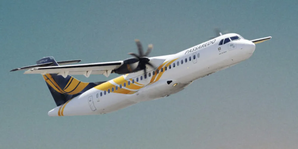 Passaredo conta com uma frota de aviões ATR
