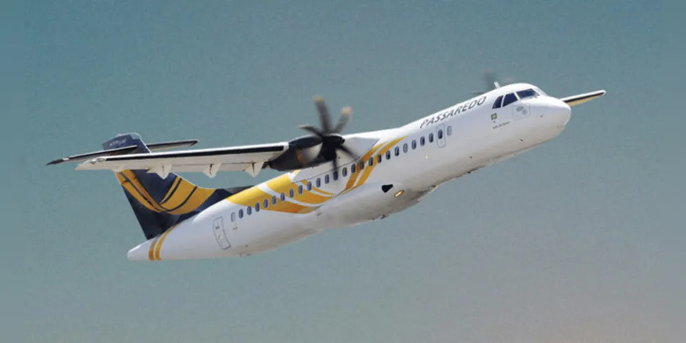 Passaredo conta com uma frota de aviões ATR