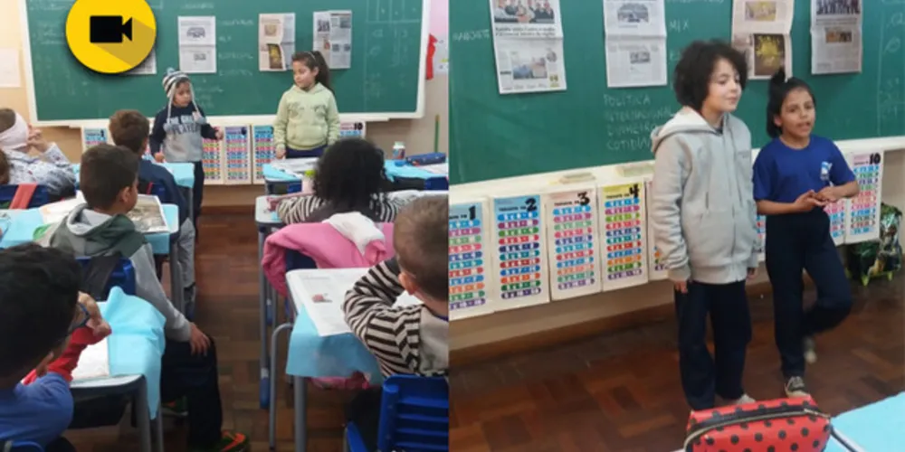 Imagem ilustrativa da imagem Turma de PG trabalha e se diverte com jornal impresso