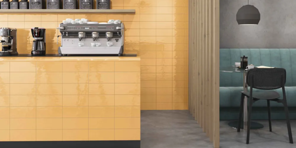 Imagem ilustrativa da imagem Revestimentos coloridos são tendência em cozinhas