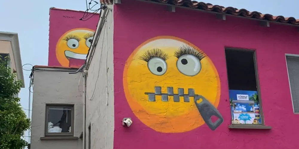 Pintura da casa causou polêmica