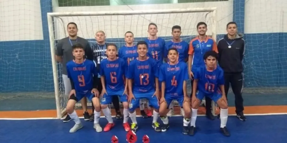 Imagem ilustrativa da imagem Futsal Sub 15 de Carambeí vence etapa Desafios da AMCG