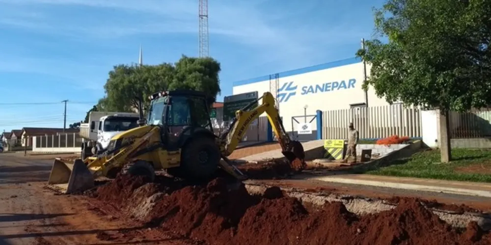 Obras afetam abastecimento em diversas vilas durante toda a quinta-feira