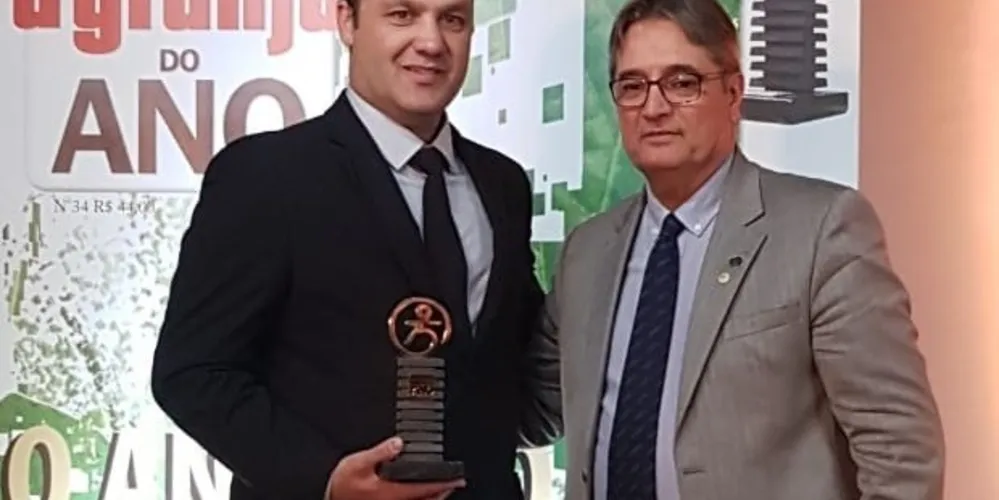 Hoogerheide com Gedeão Pereira, presidente
da Federação da Agricultura do Rio Grande do Sul