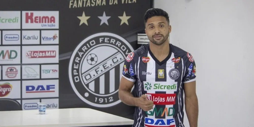 Atleta chega para reforçar o ataque da equipe alvinegra na sequência do Campeonato Brasileiro da Série B