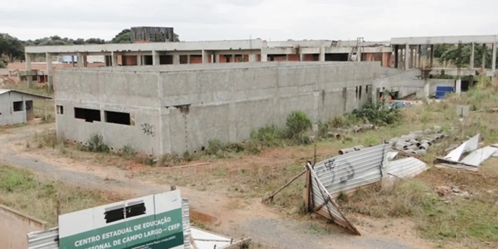 Obras do Centro Estadual de Educação Profissional de Campo Largo estão sob investigação