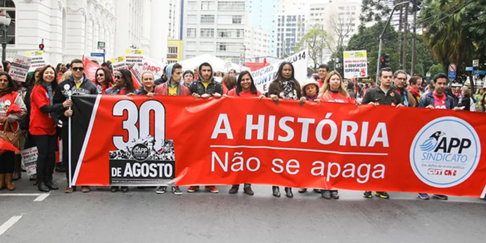 Todos os anos a APP-Sindicato organiza dia de atividades em memória ao dia 30 de agosto de 1988