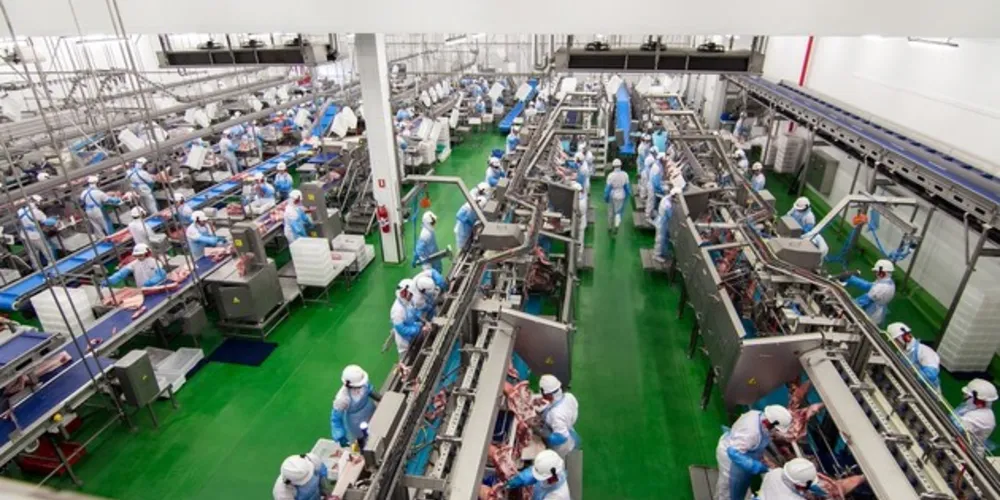 Das 120 mil toneladas de carne suína processadas por ano, 30 mil são exportadas