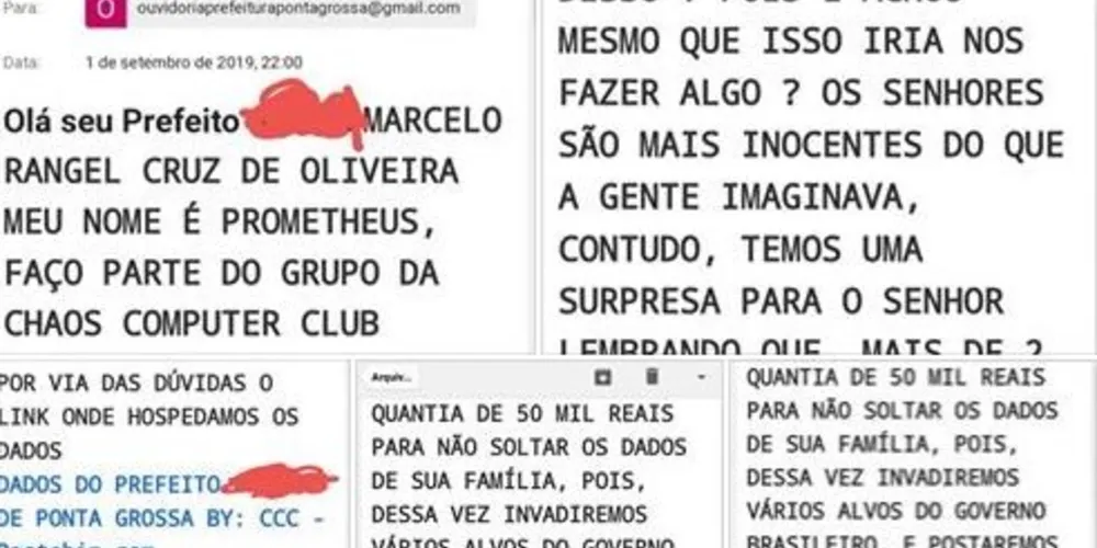 Por volta das 20 horas, o prefeito foi às redes sociais e se manifestou contra os autores.
