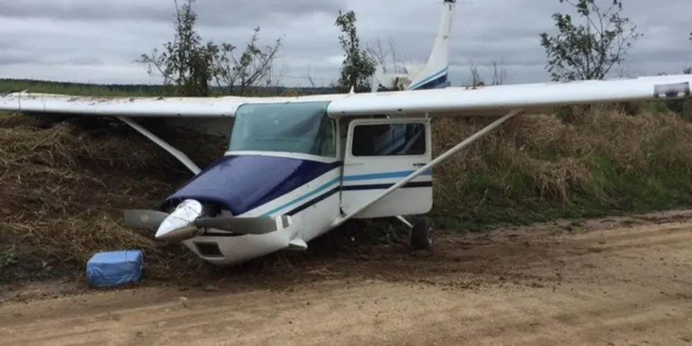Seis pessoas foram presas depois de pouso forçado de aeronave em Campo do Tenente