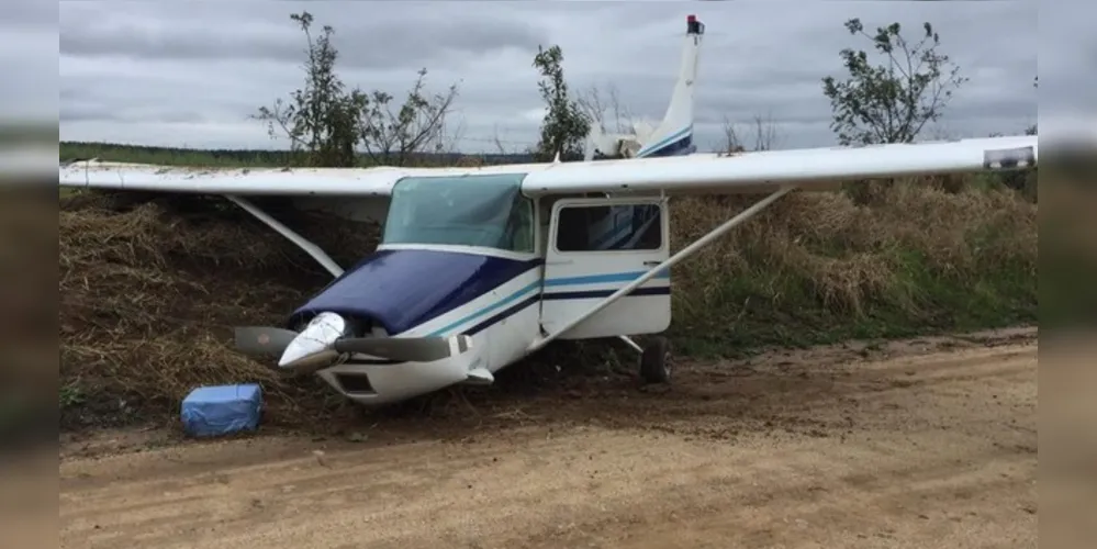Seis pessoas foram presas depois de pouso forçado de aeronave em Campo do Tenente