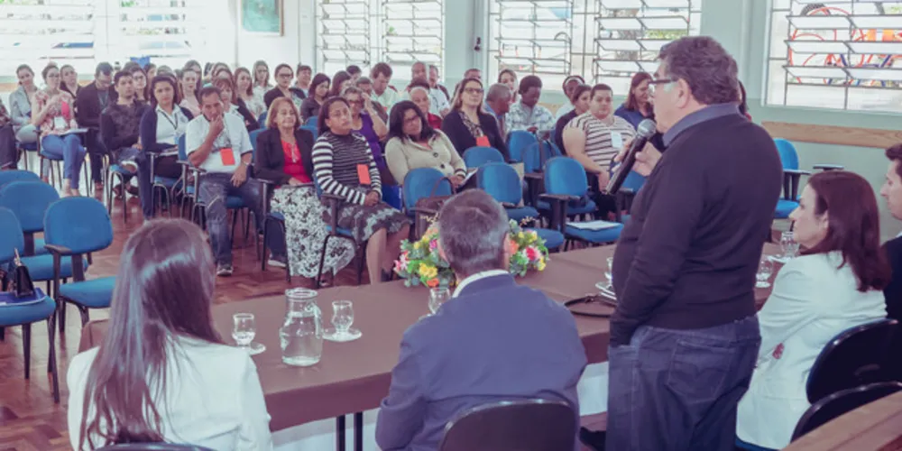 A Conferência de Telêmaco Borba reuniu mais de 100 pessoas no Centro de Convivência do Idoso

