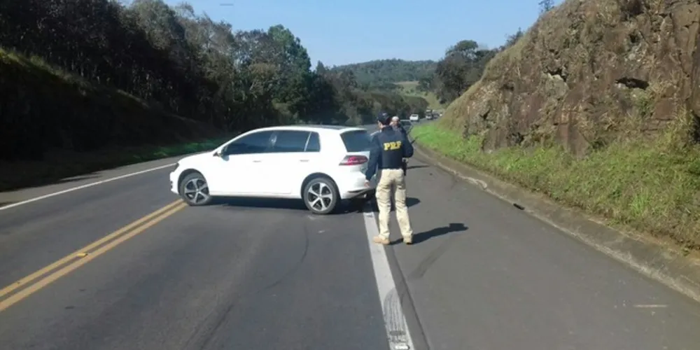 Acidente aconteceu na BR 277, KM 313, em Guarapuava