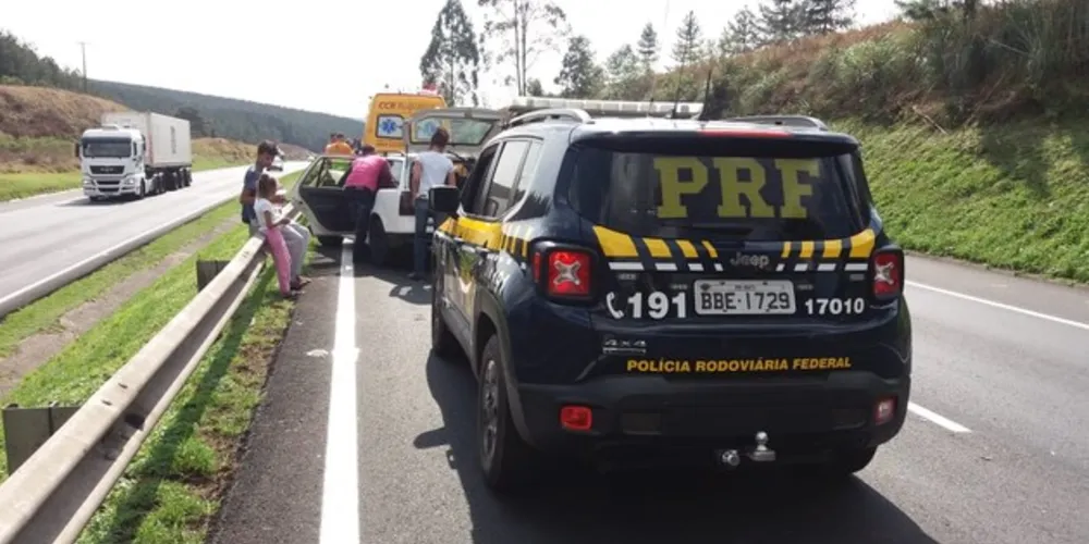 Acidente aconteceu durante a tarde na rodovia que corta Ponta Grossa