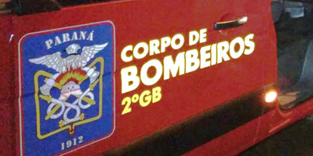 Vítima foi socorrida em estado grave pelos bombeiros de Telêmaco Borba e foi internada no hospital da cidade