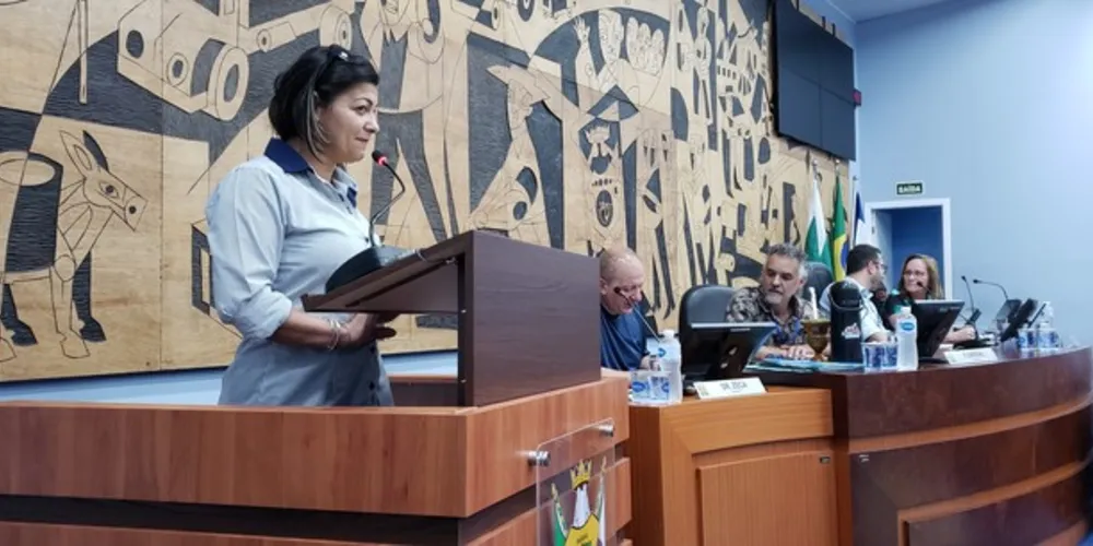 O trabalho foi apresentado pela professora de Educação Física e coordenadora do projeto, Sônia Eliana da Silva Massutti