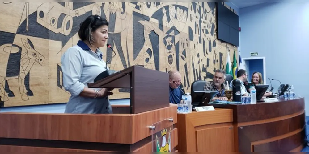 O trabalho foi apresentado pela professora de Educação Física e coordenadora do projeto, Sônia Eliana da Silva Massutti