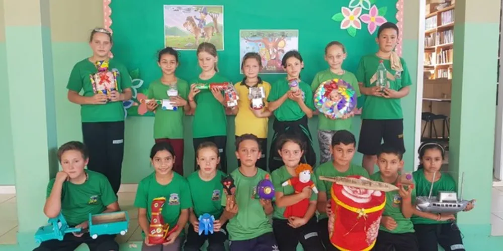 Imagem ilustrativa da imagem Recicláveis trazem benefícios à Escola São Sebastião