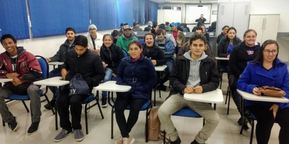 As inscrições serão feitas até o preenchimento do número de vagas