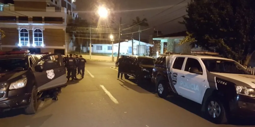 Ação foi realizada nesta madrugada