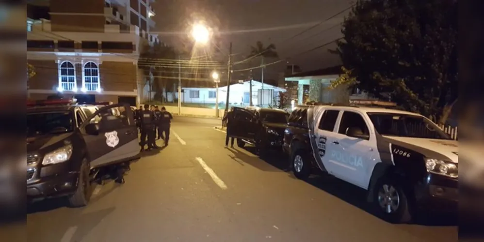 Ação foi realizada nesta madrugada