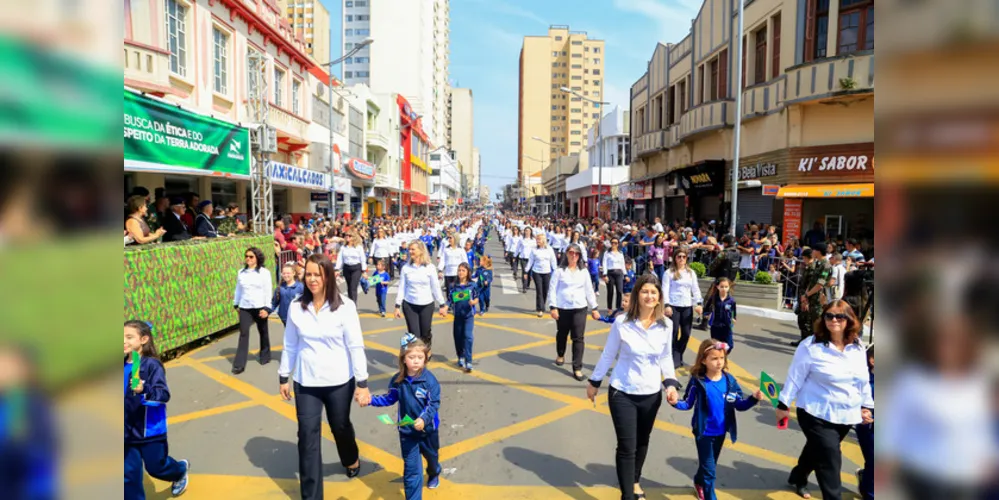 Desfile começa às 8h30