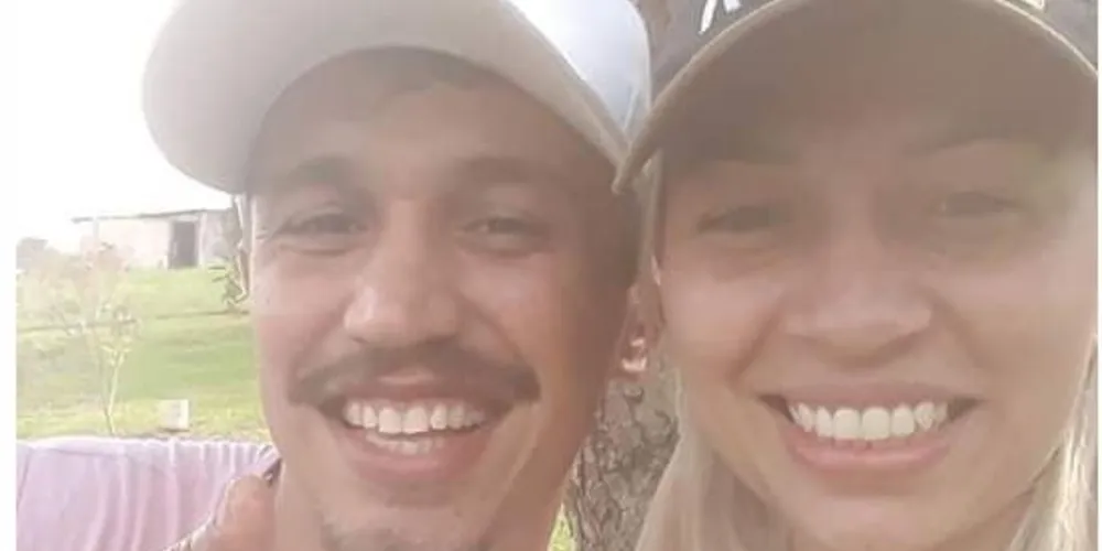 O rapaz foi identificado pelo nome Robison Ferreira. A mulher é Danieli Ferreira