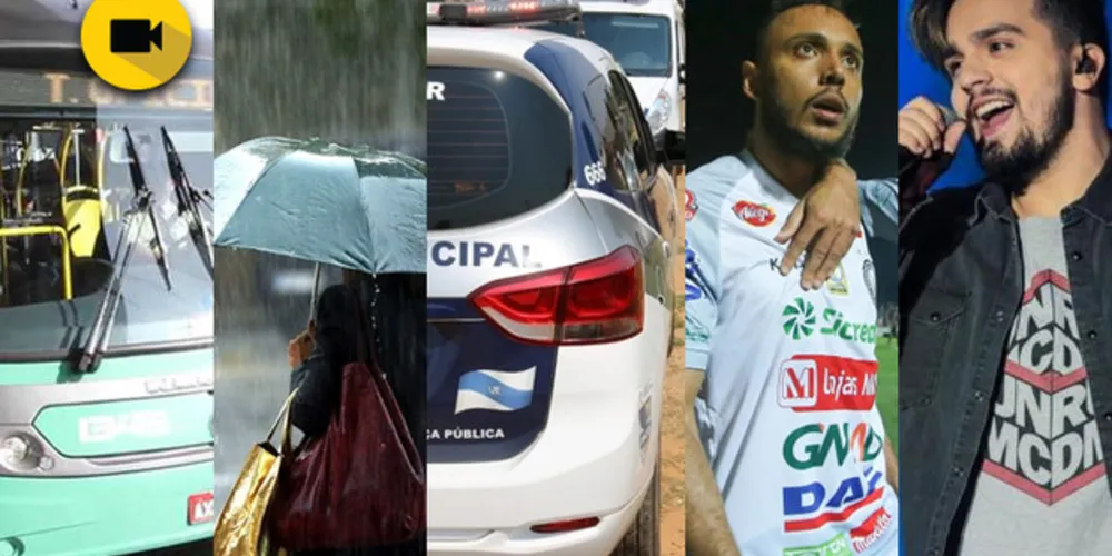 Imagem ilustrativa da imagem Nova tarifa do busão e temporal em PG estão nos destaque hoje